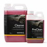 Cleanse acid-free wheel cleaner and PreClean non-caustic pre-wash displayed together on a white background.