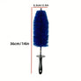 Easy wheel cleaning brush