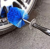 Easy wheel cleaning brush